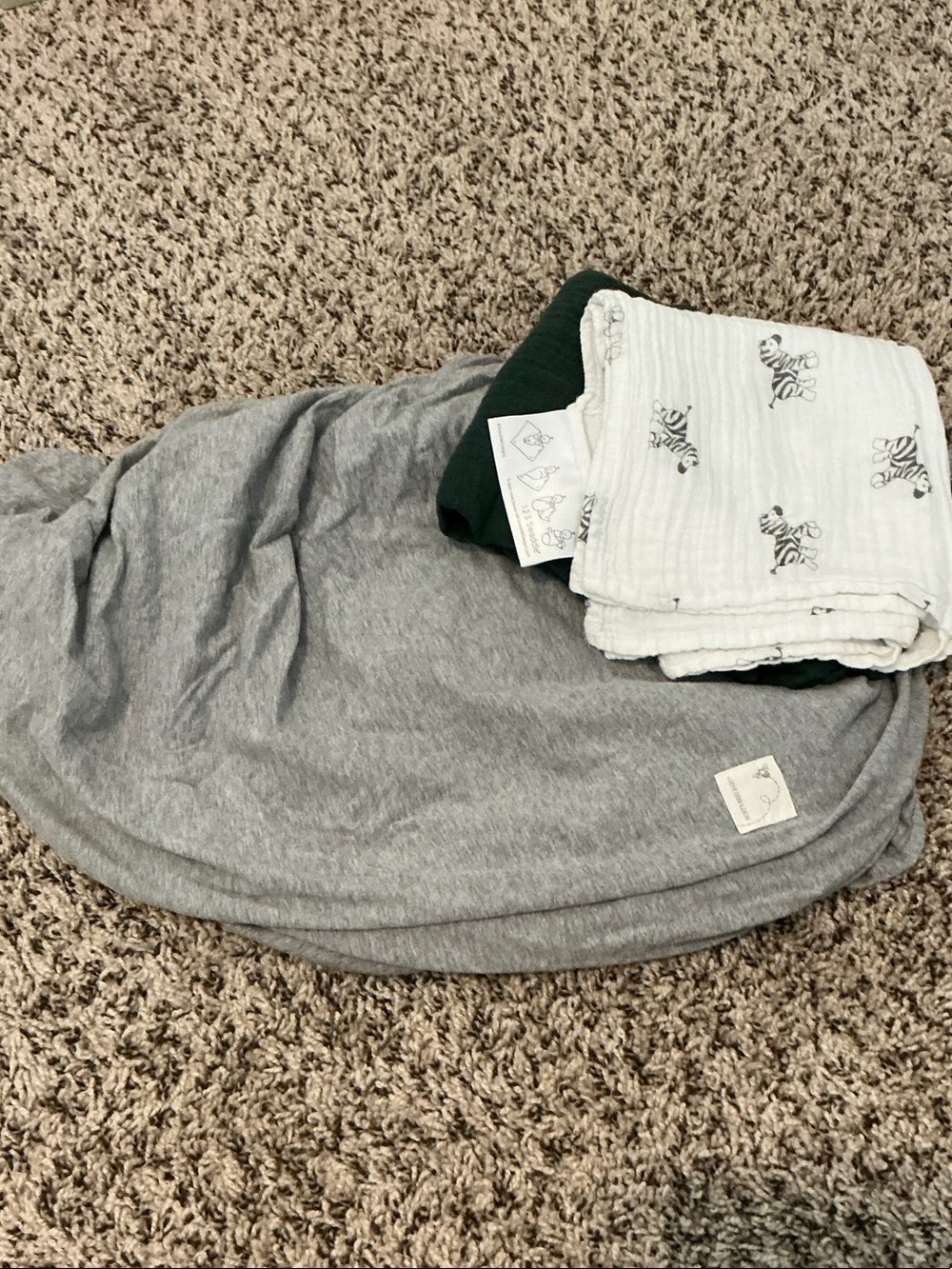 Burt’s Bees Crib Sheet and Muslin Swaddles